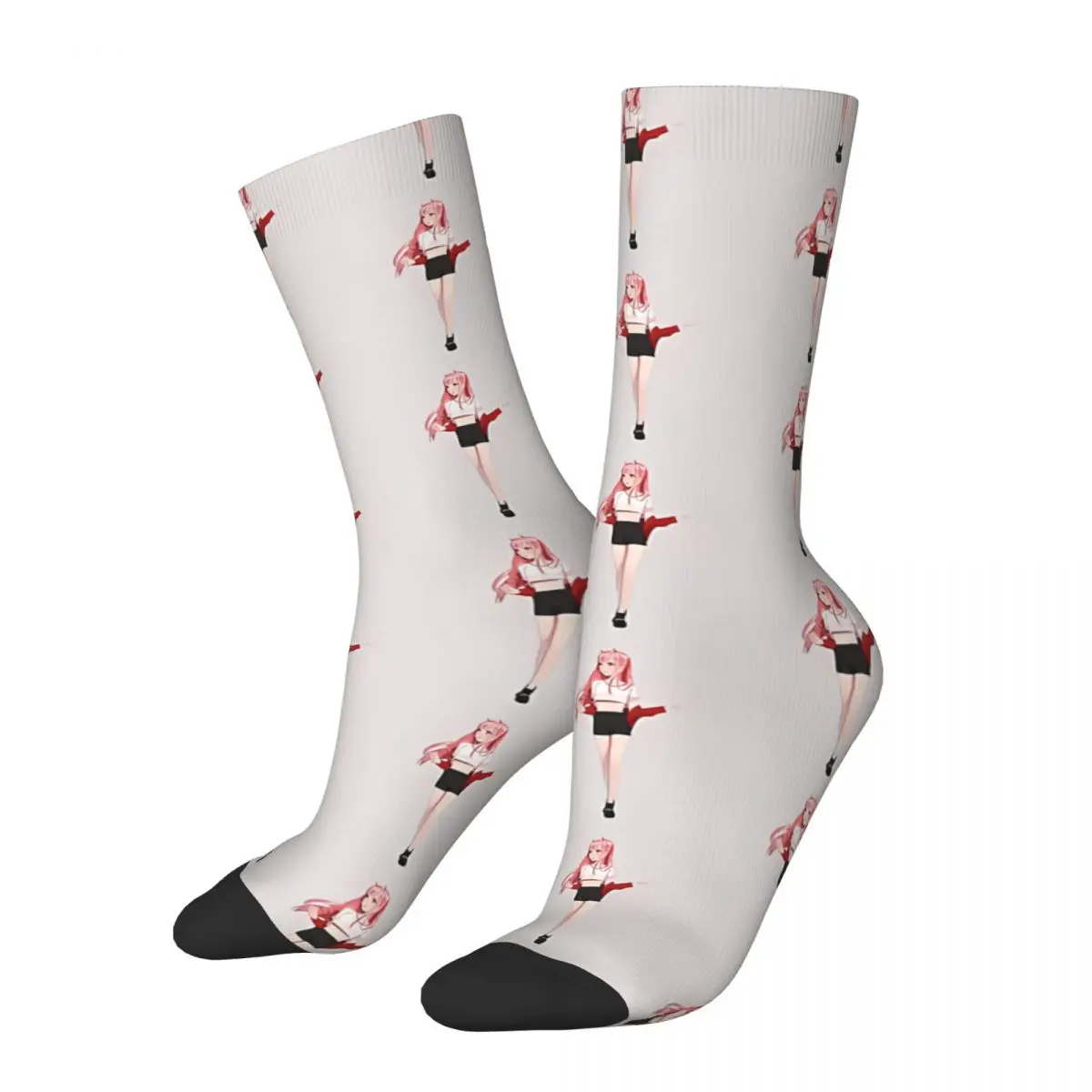 

In The Franxx Zero Two DARLING In The FRANXX Socks Male Mens Women Winter Stockings Hip Hop