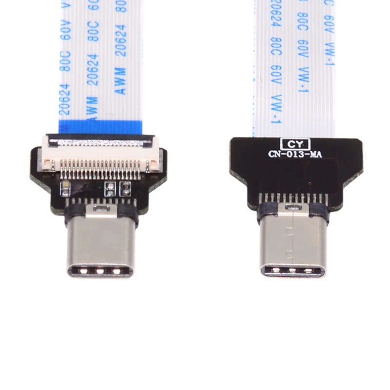 

Zihan OTG USB-C Type-C папа хост к Type-C папа плоский тонкий кабель передачи данных для FPC 13 см для FPV диска телефона ноутбука