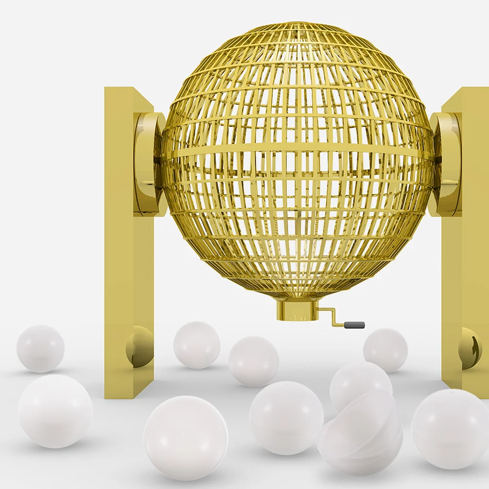 40 Pcs Lottery Balls Hollow Spheres Openable Raffle Drawing Balls Lightweight Bingo Entertainment Game Reusable Pvc White