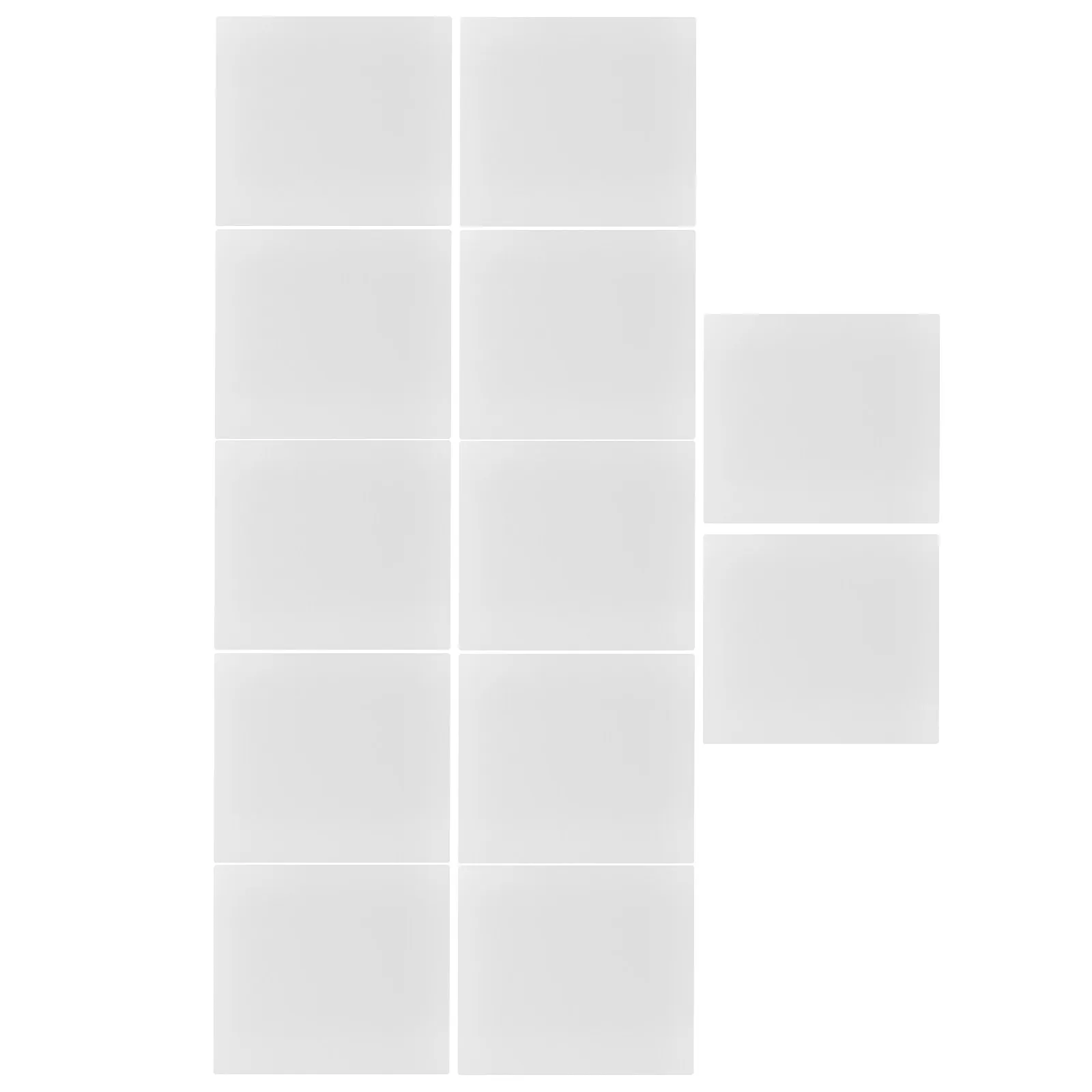 12Pcs 투명 3D 인쇄 펜 드로잉 매트 투명 PVC 공예 패드 DIY 페인팅 트레이싱 보드 드로잉 템플릿 복사용