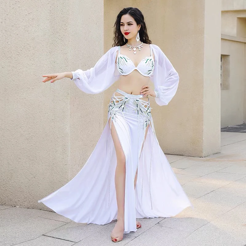 新品未使用　bellydance costume 衣装 Amazon.com: Women's Belly Dance Costume Rhinestone Mesh