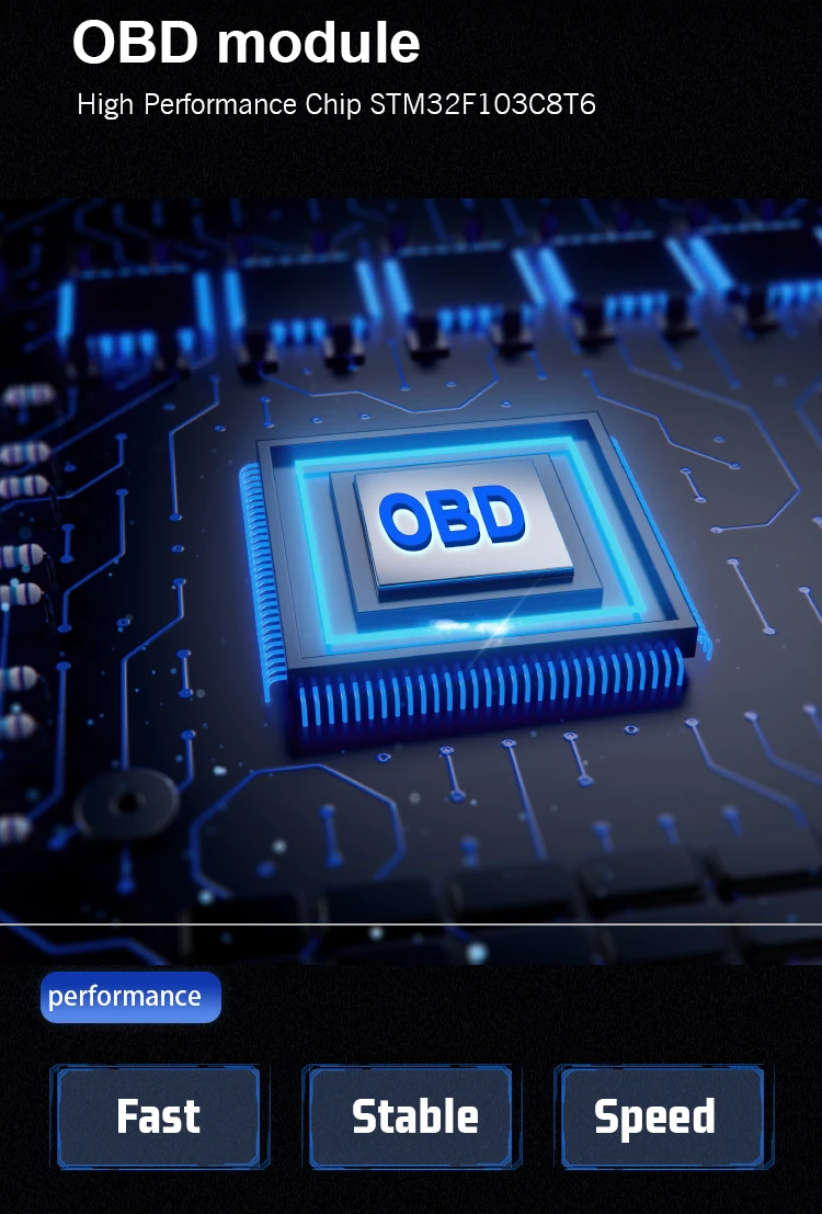 Achaté OBD2 Scanner - Auto Uitleesapparatuur Boordcomputer - OBD