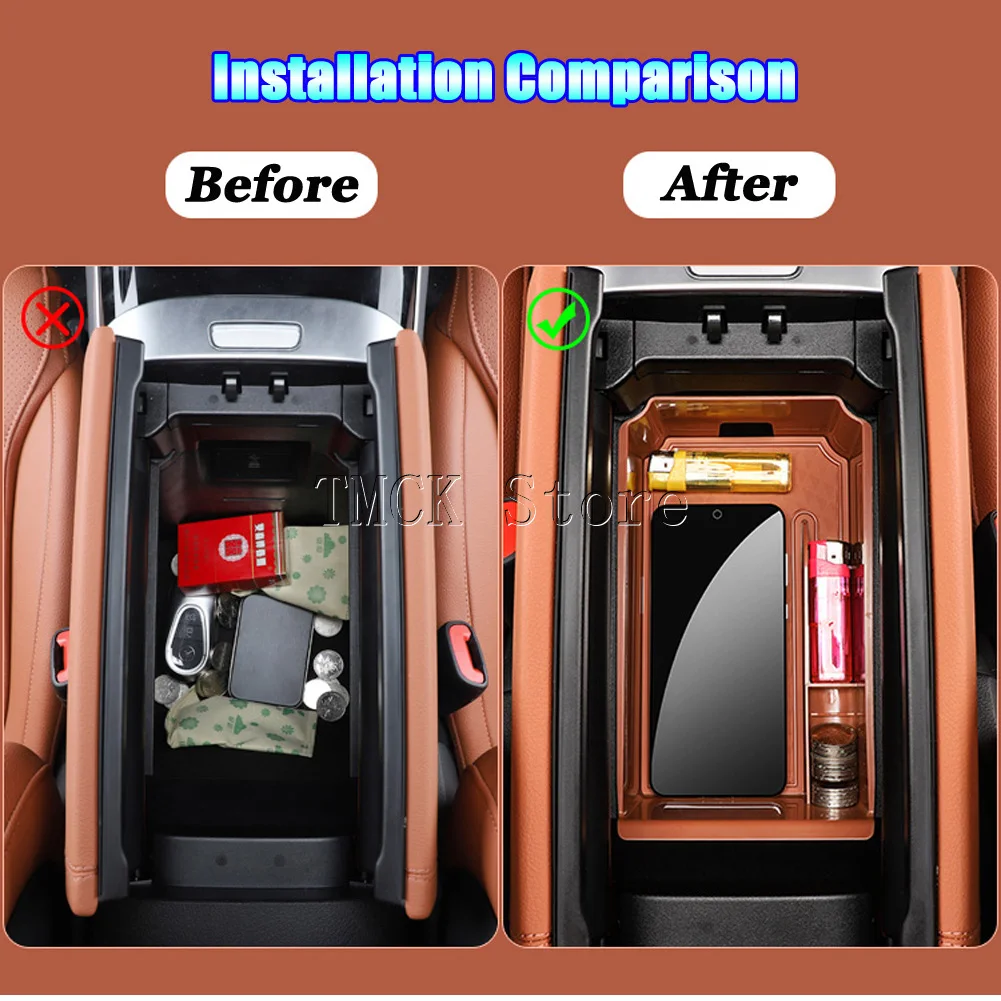 Organizzatore Console Centrale Per Mercedes GLC X254 2023-2024 - Foto 11