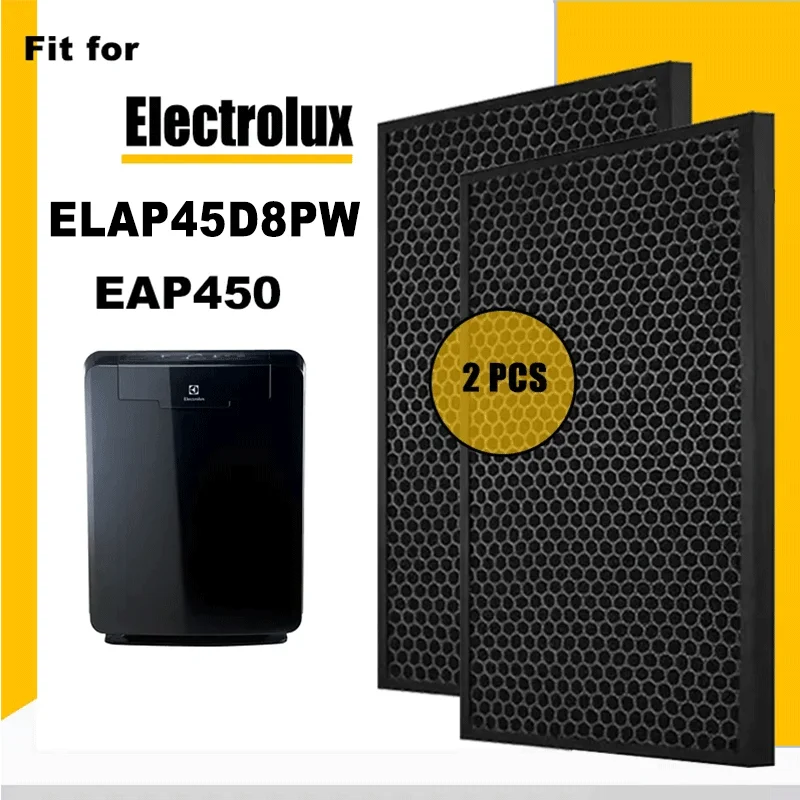 Carvão Ativado Filtro de ar para Electrolux Eap450 Purificador de ar 463x200x10 mm Pcs Ef116