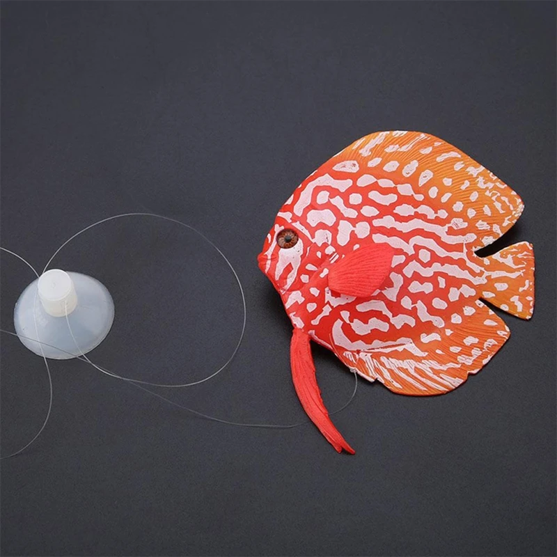 Artificial Moving Fish Floating Silicone Fake Fish Aquarium Decorations