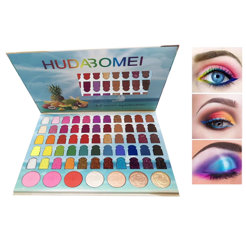 

Палитра теней для век, ярких цветов, создает яркий, не размазывающийся внешний вид, макияж глаз TSLM1