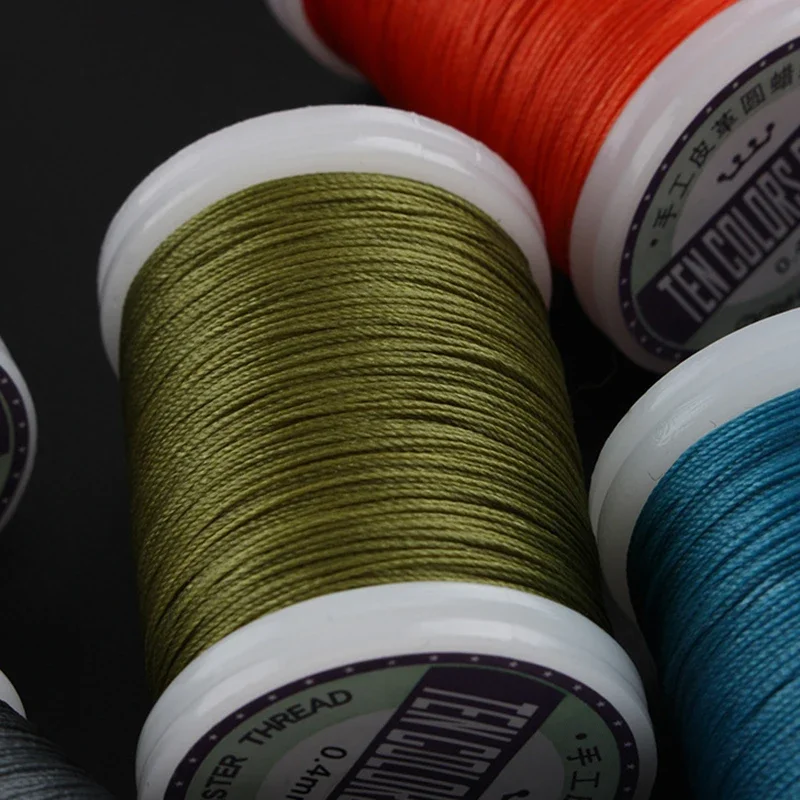 Premium Waxed Thread for Leather Crafting and DIY Projects