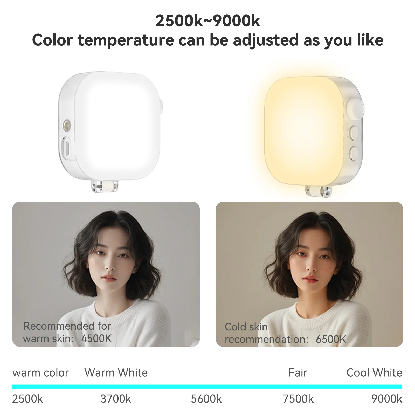 Telesin Magnetic 60-LED Colorful Selfie and Photography Ringlight
