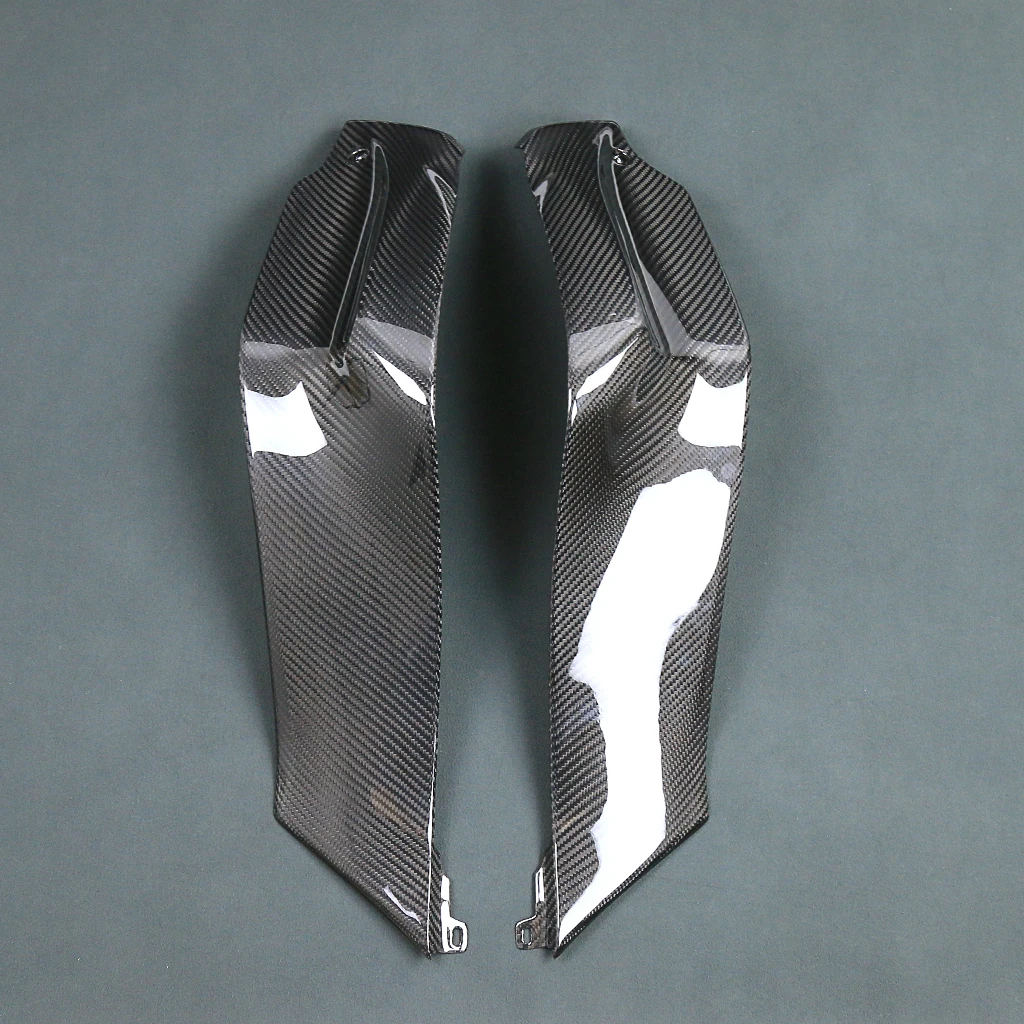 フルカーボンRNFさま専用　hide サイン入り額縁付黒 3K Full Dry 100% Carbon Fiber Tank Side Covers Kit