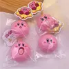 Kirby Star Decompression Soft PU Cartoon Simulation Bread Slow Rebound Squishy Pendant Cute Gift for Girlfriend 2