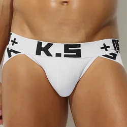 Men's Sexy Underwear Briefs - Comfortable and Stylish Male Underpants - M (White)