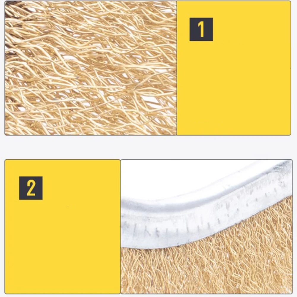 Steel Wire Brush Barbecue Cleaning Copper Brush Derusting Brush steel Wire Household Cleaning Tools