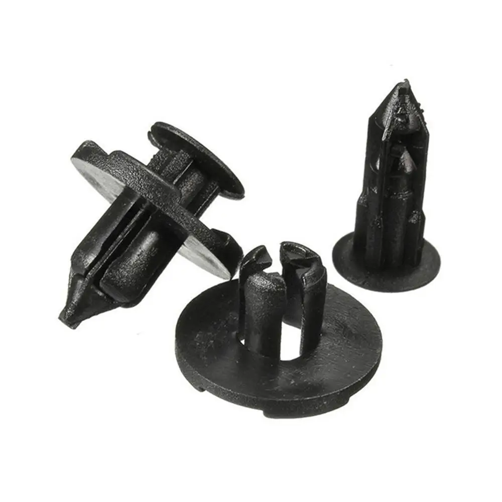 50 Stück 8mm Auto Stoßstangen-Türverkleidungs- und Kotflügel-Clips, Kunststoff-Nieten-Befestigungsclips, Kfz-Befestigungsclips – Detail 1