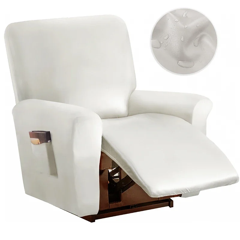 White sofa cover