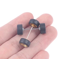 1/64 Wheels For Hotwheels With Rubber Tire Model Model Car Modified Parts Toys Power RefitCar Model 3