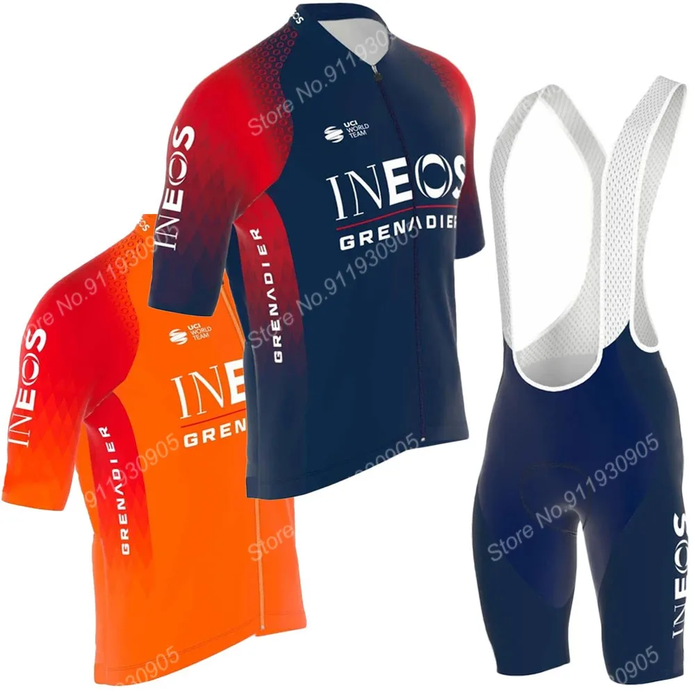 INEOS Grenadier 2022 Team Cycling Jersey Set Cycling Clothing Men Race
