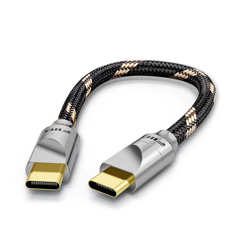 Audio Cable DAC Cables FiiO LT-TC5 USB Silver-plated pure cooper Digital Audio Type C to Type C Cable