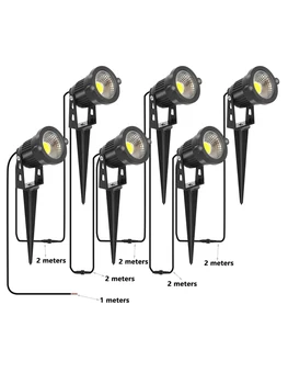 Waterproof LED garden decoration light,10-40W waterproof connector,AC110-240V, IP65 spotlight,suitable for courtyard, park lawn.