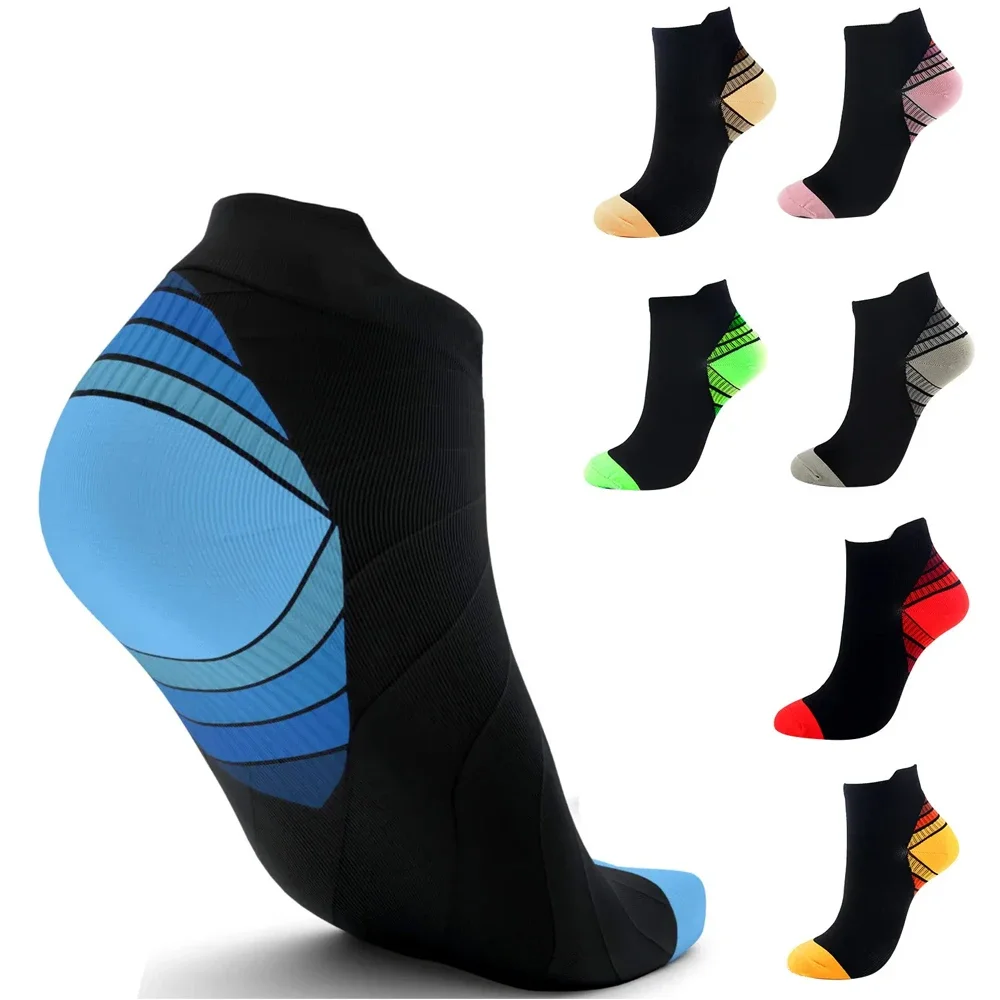 1Pack Black Compression Socks, Compression Running Socks