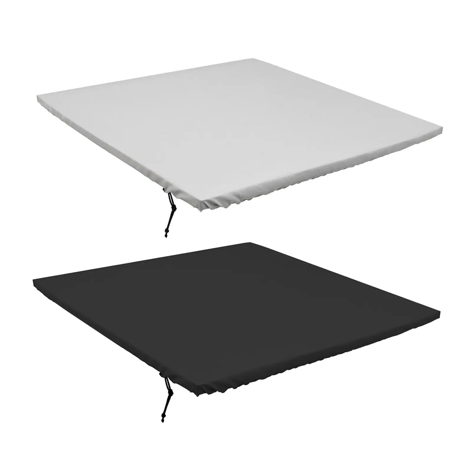 90Cmx90cm Square Fitted Table Cover,Washable Polyester Stretchable Table for