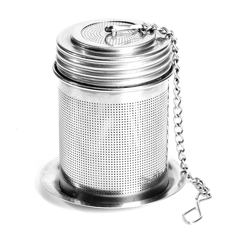 1PC Creative Stainless Steel Tea Infuser Strainer Leaf Spice Herbal Teapot Reusable Mesh Filter Home Kitchen Accessories