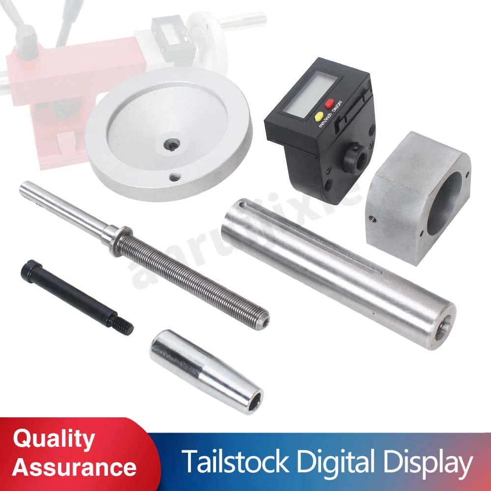 Tailstock DRO CX704&Grizzly G8688&G0765&Compact 9&JET BD-6&BD-X7&BD-7&SIEG C2&C3&SC2 Series Lathe Tailstock Feed Digital Display feed