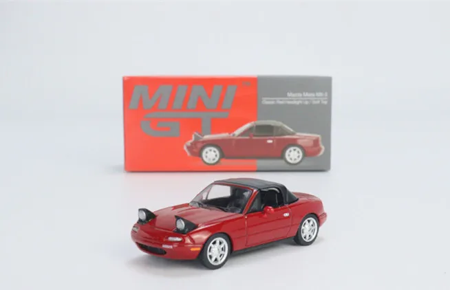MINI GT 1:64 Mazda Miata MX-5 NA # 407 enfeites de presente de