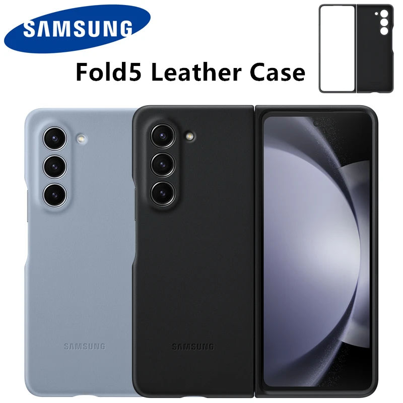 

Original Samsung Z Fold5 4 Eco-Leather Cover Case For Samsung Galaxy Z Fold 5 Phone Leather Cases, EF-VF946，EF-VF946