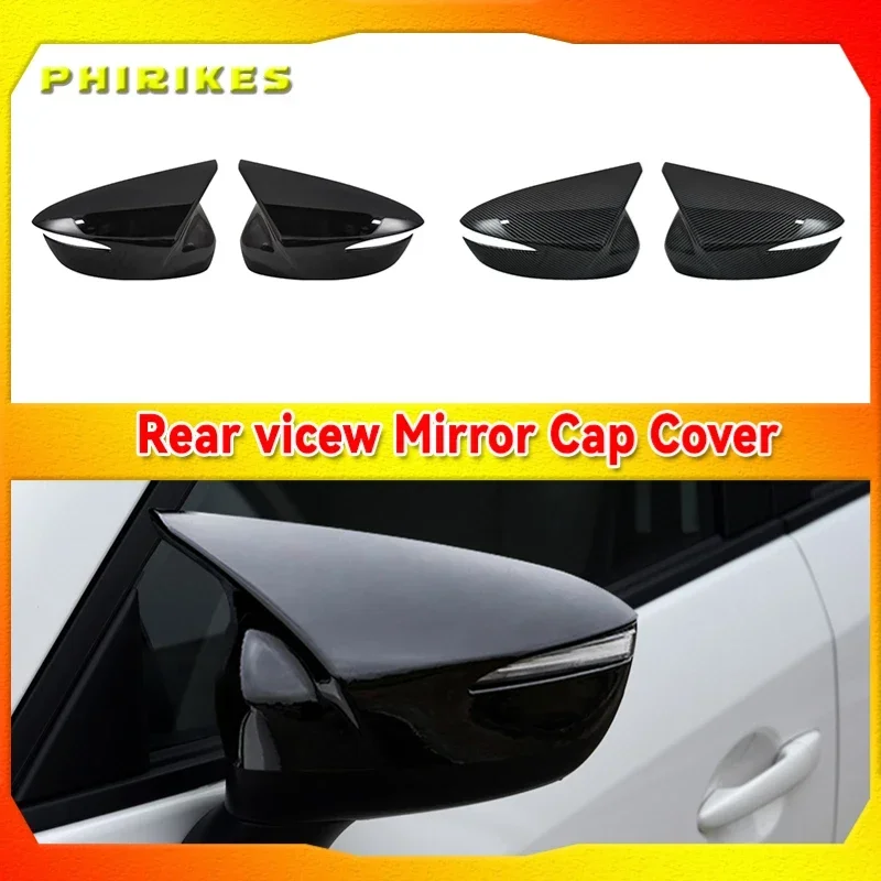 

For Mazda CX-3 2016 2017 2018 2019 CX-5 2015 2016 Auto Wing Door Side Mirror Shell Housing Lid Outside Rearview Mirror Cover Cap