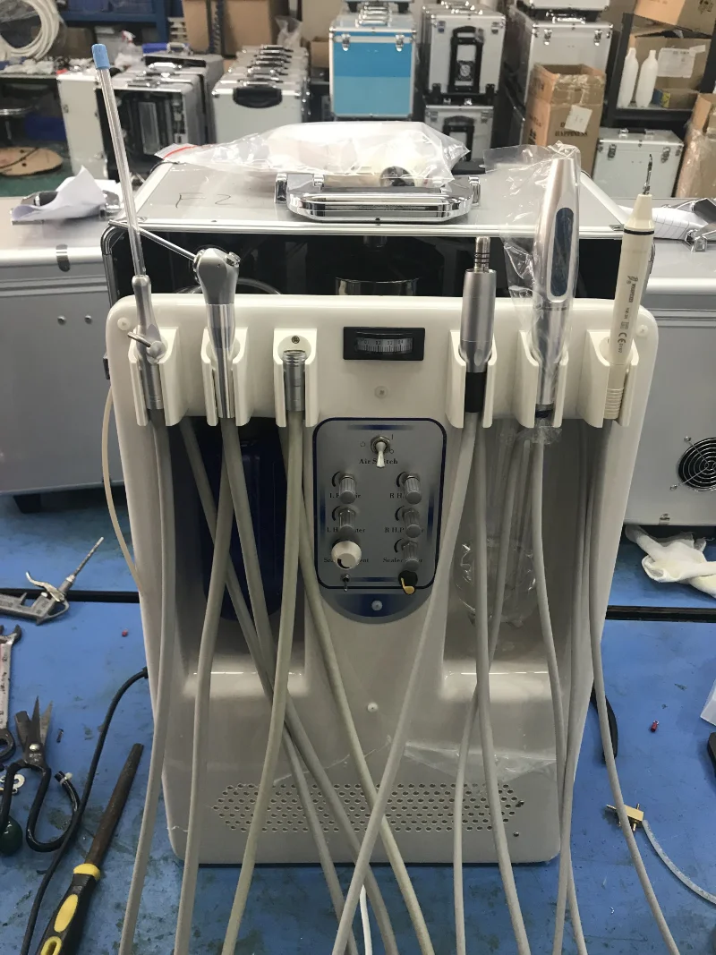 LTDC09 Modern Medical Dental- Equipment Mobile Dental- Chair Portable  Unit Manufacturer With Air Compressor 3