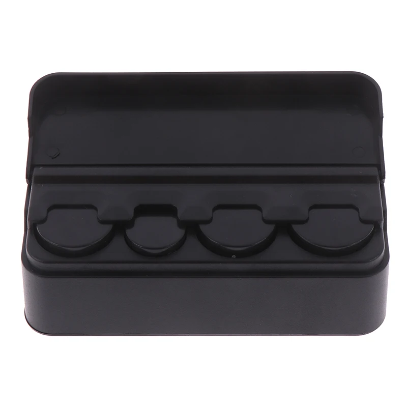 1Pcs Plastic On-board Car coin box Euro Coin Dispenser Storage Tidying Auto Coins Purse Wallet Holders Home Storage Box 4