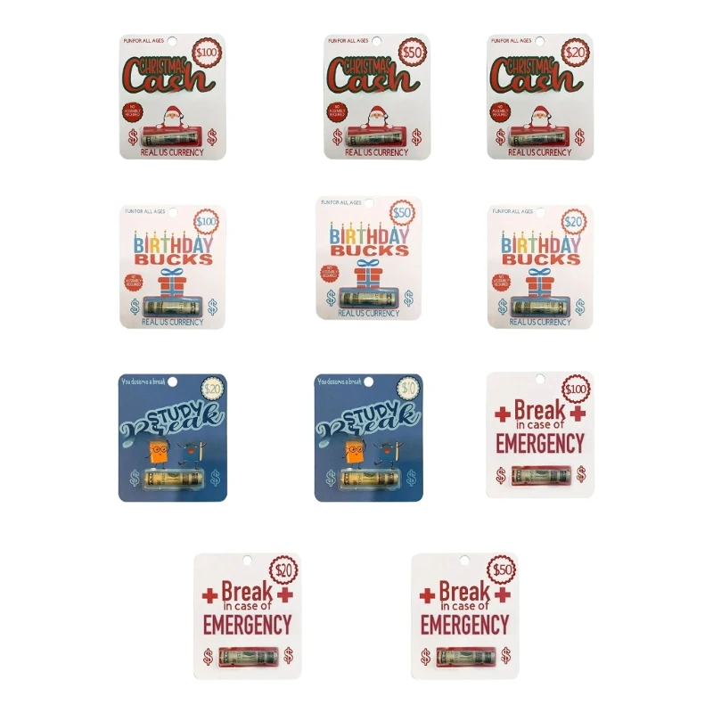 

Нежный рождественский зажим для денег, продуманный подарок для раздачи праздников, органайзер для денег, коробка, настраиваемый