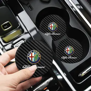 FIXCOR 2 Pcs Auto Gurtpolster für Alfa Romeo Stelvio Q4, Weiches