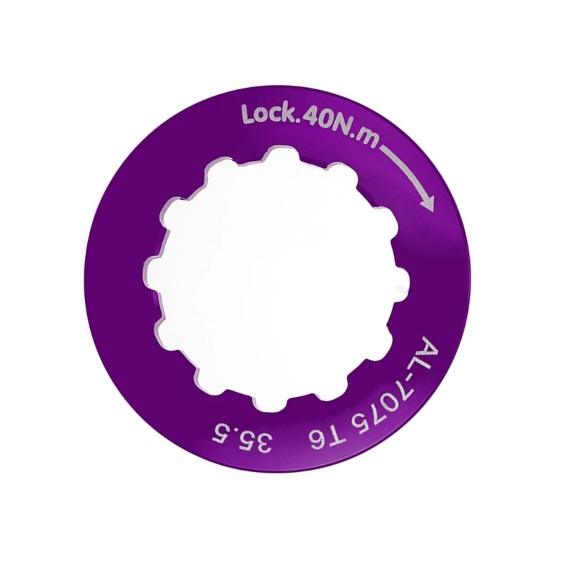 652d 11t Kassette Schwungrad -Lock -Abdeckung Aluminiumlegierungen Freilaufkappen Ringe Bike Flywheel Locking Waschmaschine Bike – Detail 8