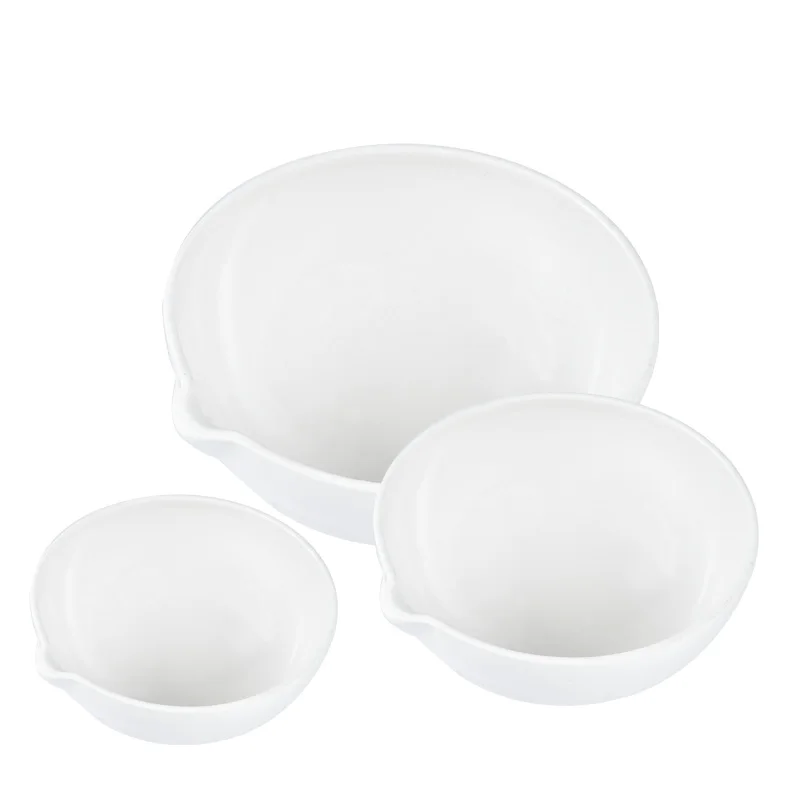 5Pcs/Set 35ml 50ml 60ml 75ml 100ml Ceramic Evaporating Dish For