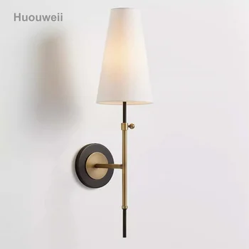 Bronze Retro Fabric Wall Sconce 1