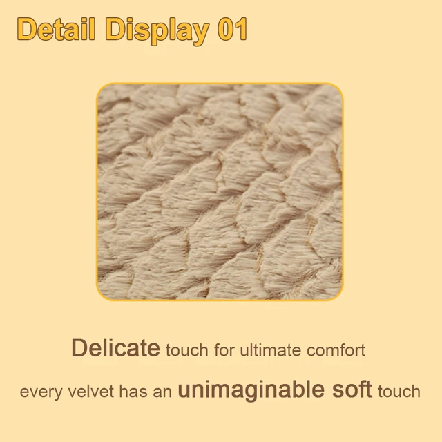 Short Plush Removable Washable Pet Bed, High Elasticity Non-Collapse Dog Bed, Suitable For Small And Medium Dogs and Cats 3