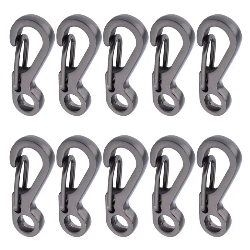 10-Pack Mini Carabiner Paracord Tactical Gear Hooks