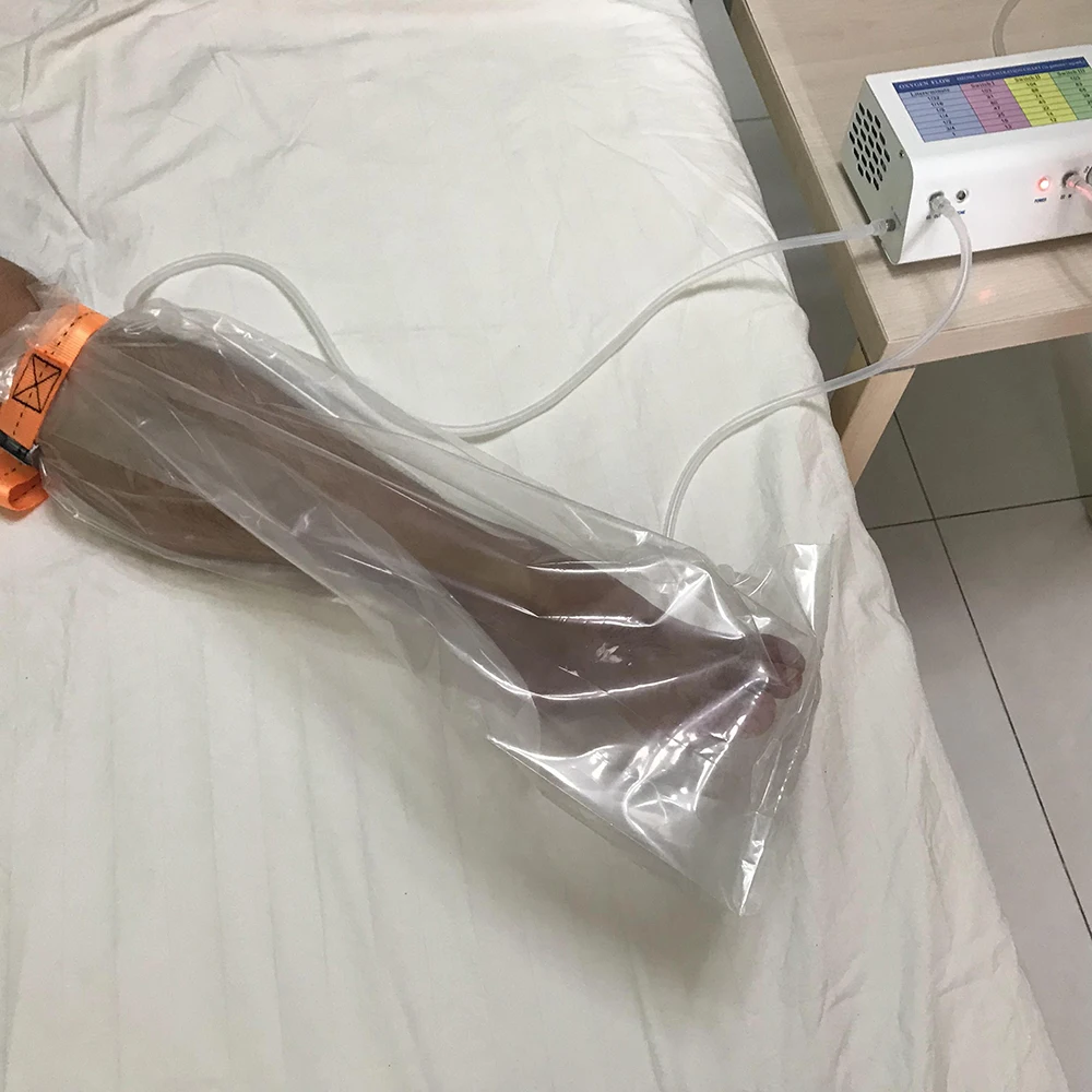 O3 limb Bagging treatment ozone limb bags with self-tapping connectors