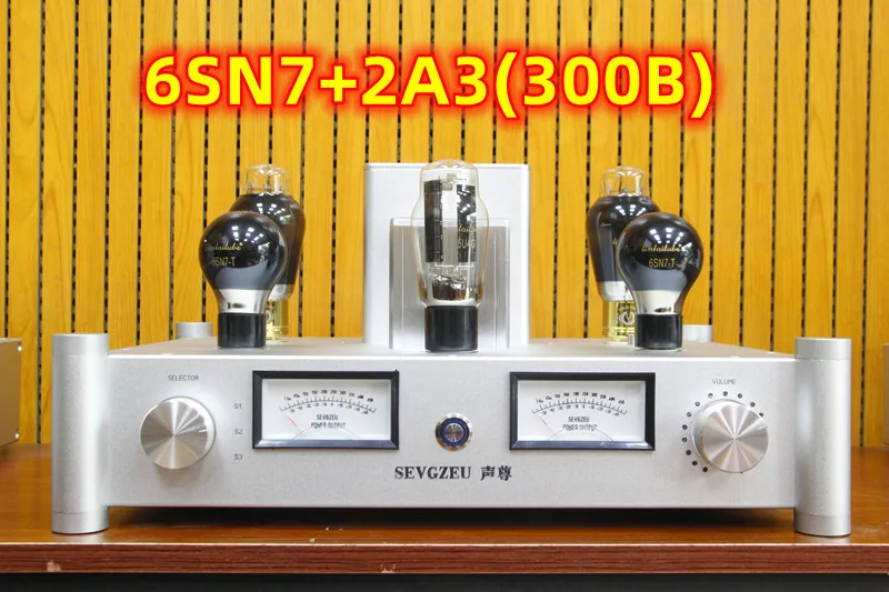 

Новейший усовершенствованный Высокоточный Hi-Fi передний уровень повышенной температуры 6H8C + 2A3/300B + 5U4/6SN7 + 2A3 300B полное исправление усилитель
