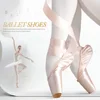 Professional Ballet Pointe Shoes Girls Ladies Ribbon Ballet Shoes Performance Shoes Practice Dance Shoes With Ribbons 6