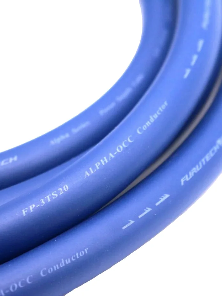 Furutech-FP-3TS20 occ電源ケーブル,青のリボン,hfiサウンド,occ