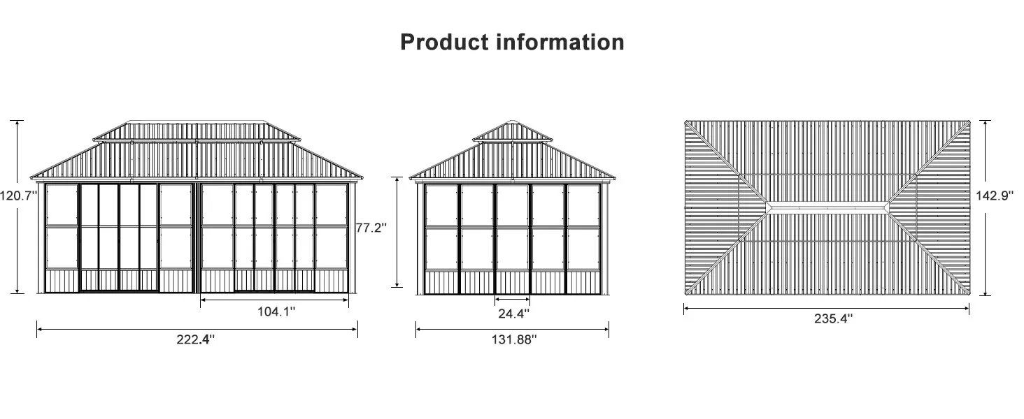 purple leaf gazebo outdoor for patio gazebos on clearance hardtop clearance galvanized steel