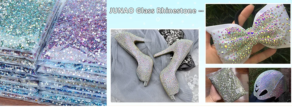 Description Picture 2 of itemJUNAO 100pc 7*15mm Pink AB Sewing Rhinestones Flat Back Horse Eye Sew On Strass Crystal Loose Acrylic Bead Stone For Needlework