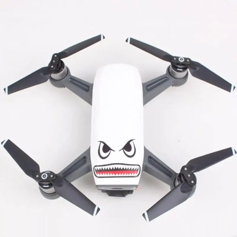 U55B Shark Sticker Body Sticker Aircraft Adhesive Decals Skin for Mavic Mini 2