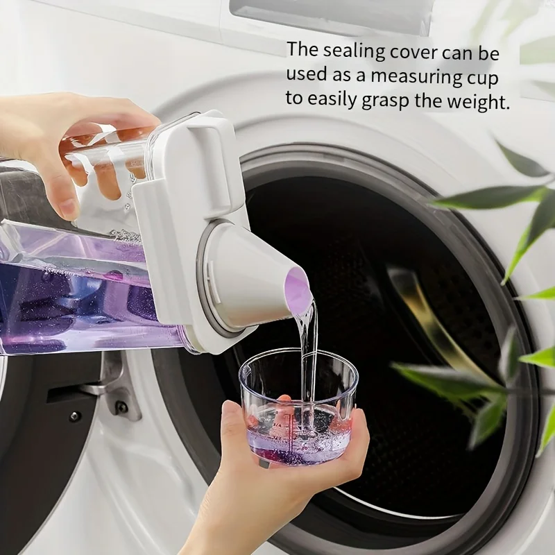 1-3pcs Airtight Laundry Detergent Powder Storage Box Jar Bleach Storage Container Large Capacity Measuring Cup storage box