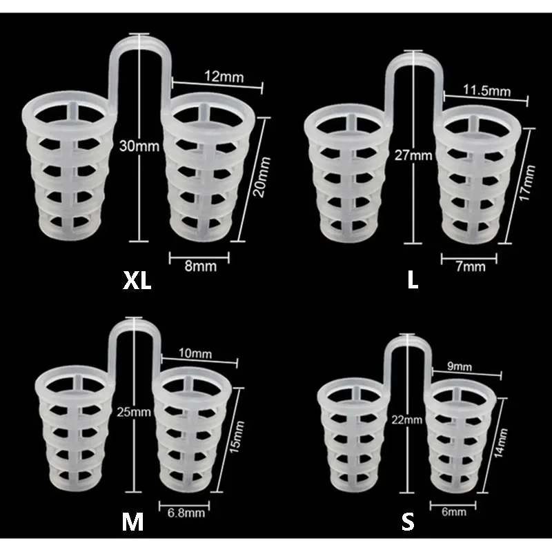 4pcs Nasal Congestion Sleep Aid Prevent Dyspnea Easy to Sleep Auxiliary Nasal Dilator Congestion Aid No Cone