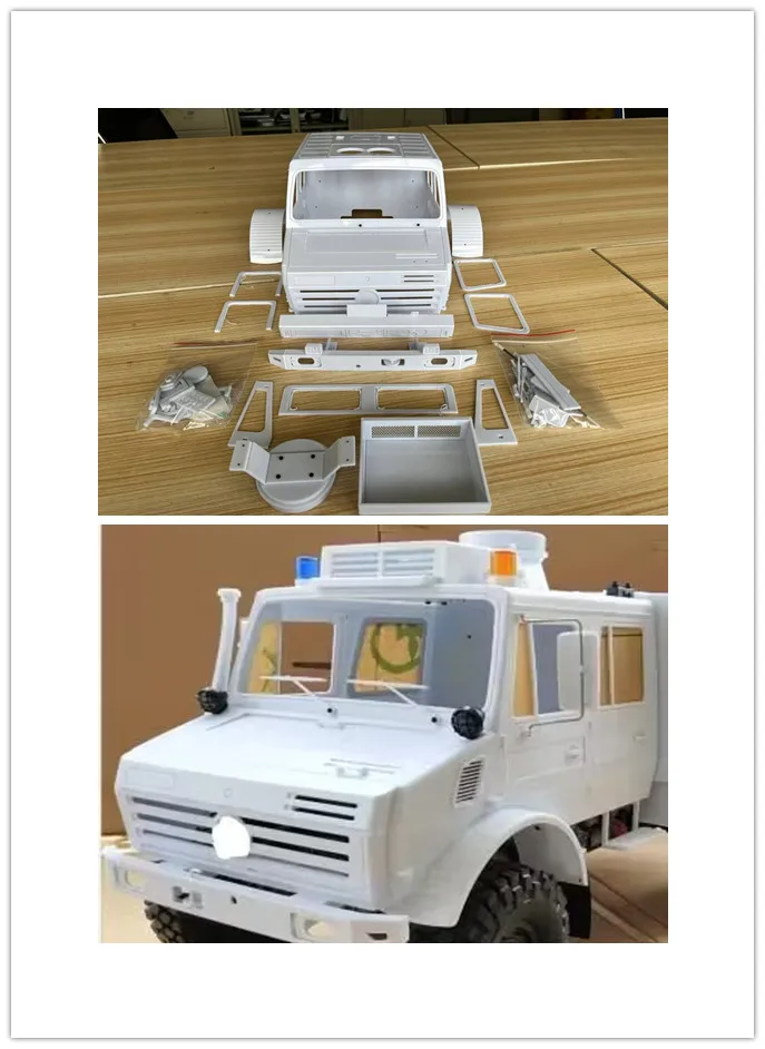 1/10 RC unimog U4000 Soft Body Fits TRX4 BRONCO BAJA1000