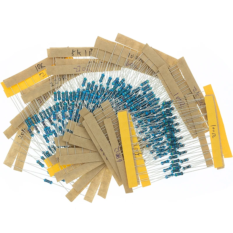 300 stücke 600 stücke 1/4W Widerstand 1% 30 Art Jedes 10 stücke/20 stücke Film Widerstand assorted Kit mit box – Detail 3