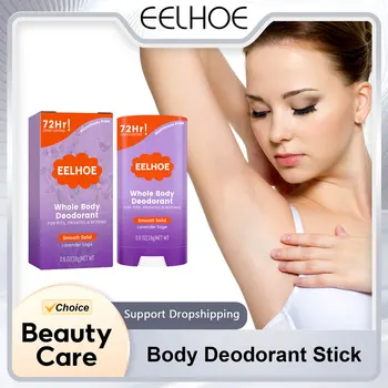 Whole Body Deodorant Stick 72 Hour Odor Control Long-Lasting Fragrance Armpit Odor Remove Sweat Refreshing Antiperspirant Stick 1